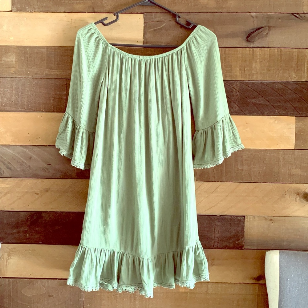 Off the shoulder boho dress
